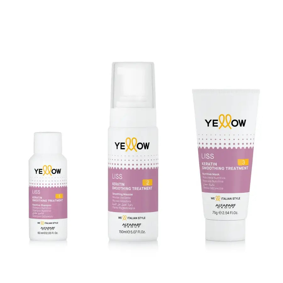 Yellow Liss Smoothing Kit treatment - Păr
