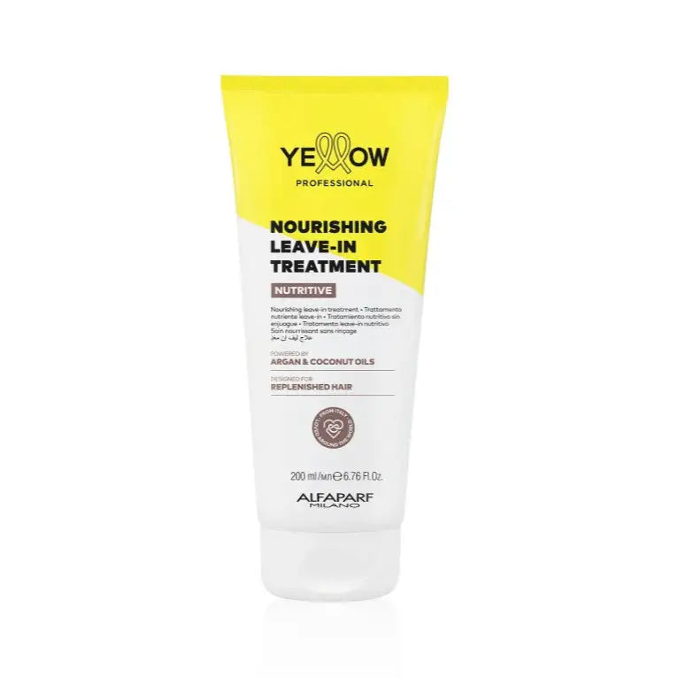 Tratament Leave-in pentru Păr Uscat Yellow Nourishing Leave-In Treatment cu Ulei de Cocos și Argan 200ml