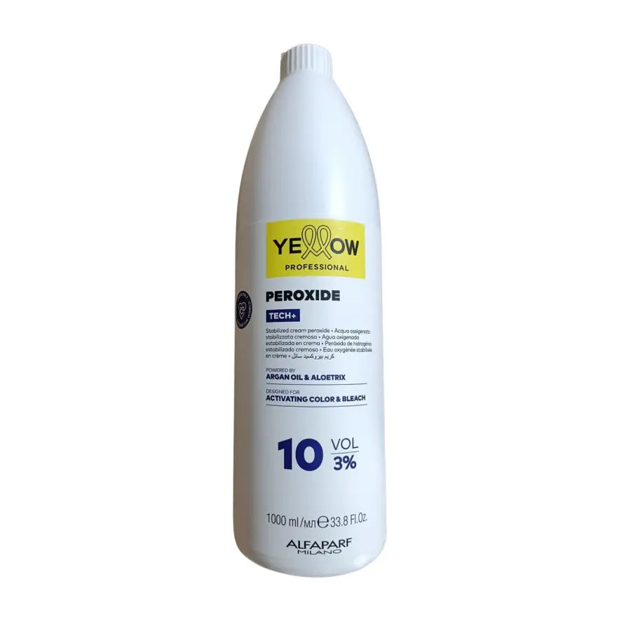 Yellow Oxidant Cremă 3% (10 Vol) – Protecție Hidratare și Strălucire pentru Colorare Profesională - 1000 ml - Păr