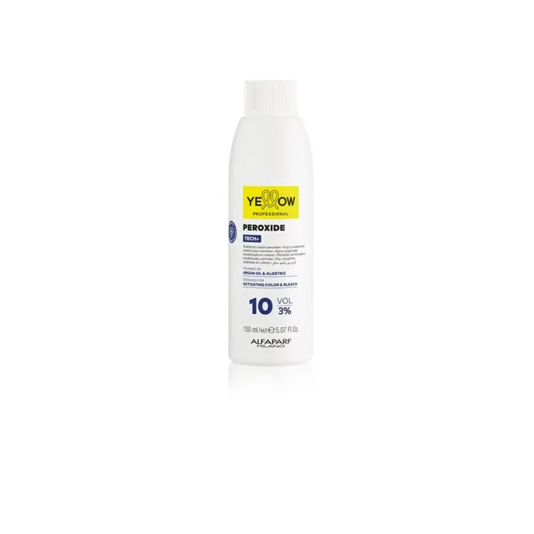 YELLOW Peroxide Tech + 3% 10Vol – Emulsie Oxidantă Profesională pentru Colorare Uniformă și Strălucitoare - 150 ml - Păr