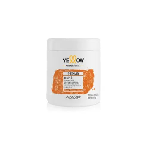 Yellow Repair Mask 1000ml – Mască Profesională de Reconstrucție pentru Păr Deteriorat cu Hidratare Profundă și