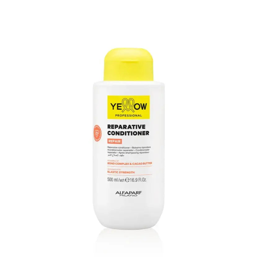 Balsam Reparativ pentru Păr Deteriorat Yellow Reparative Conditioner cu Unt de Cacao Și Bond Complex