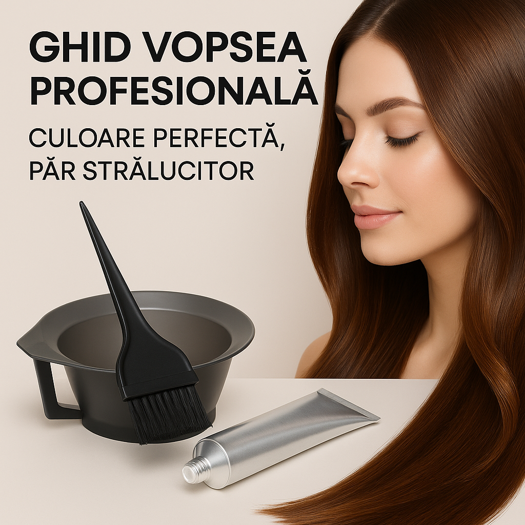 Ghid vopsea profesională: Culoare perfectă, păr strălucitor