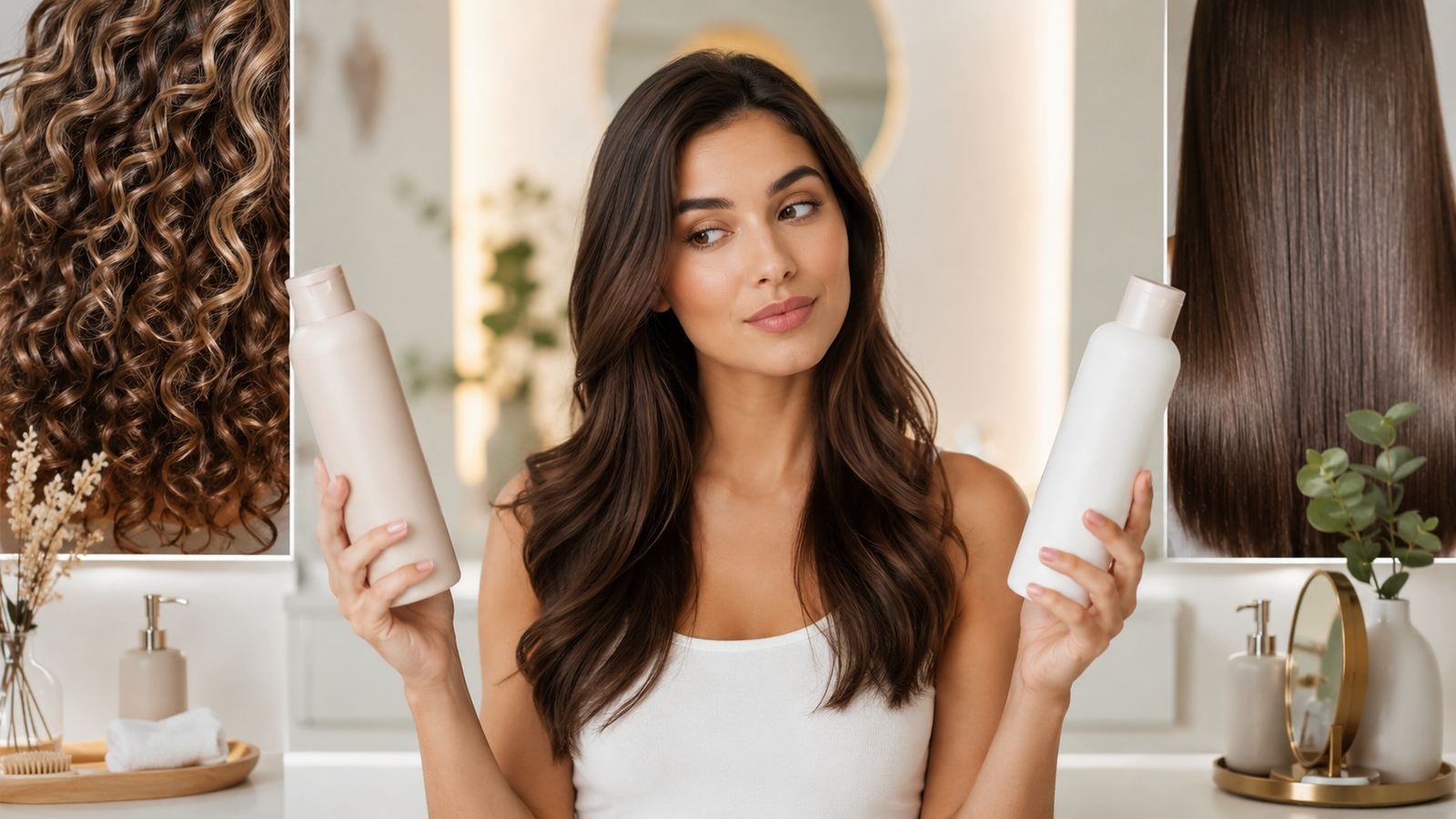 Șampoane profesionale pe tip de păr, branduri Kérastase, Nook și Biolage
