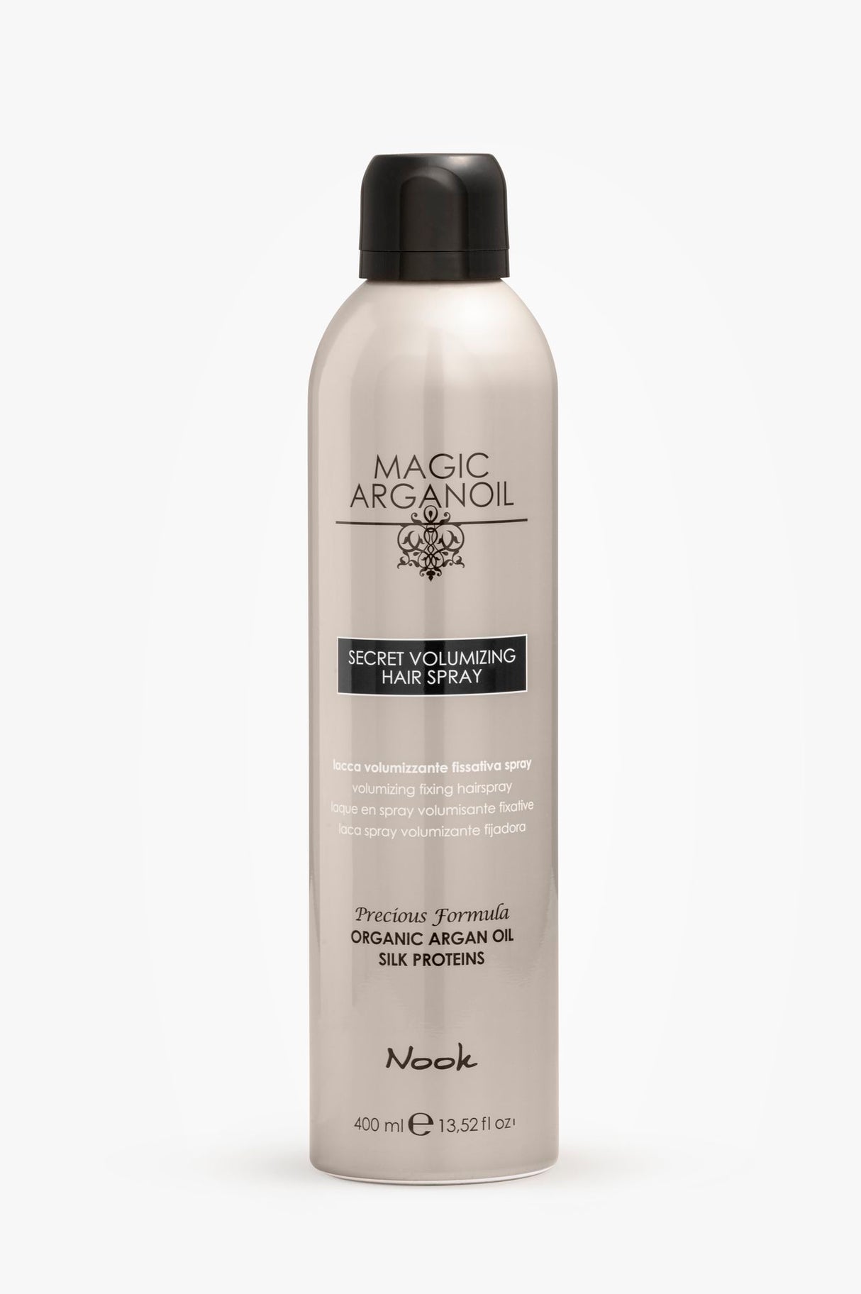 Fixativ pentru Volum, cu Efect Revitalizant și Ulei de Argan, Nook Magic ArganOil Secret Volumizing 400ml