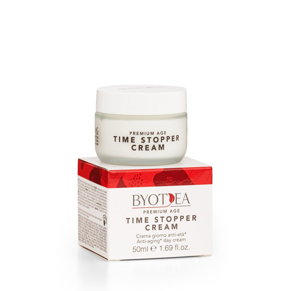 Byotea Premium Age Time Stopper – Cremă de Zi Anti‑Age, Efect Lifting, Anti‑Rid și Protecție Anti‑Poluare 50 ml