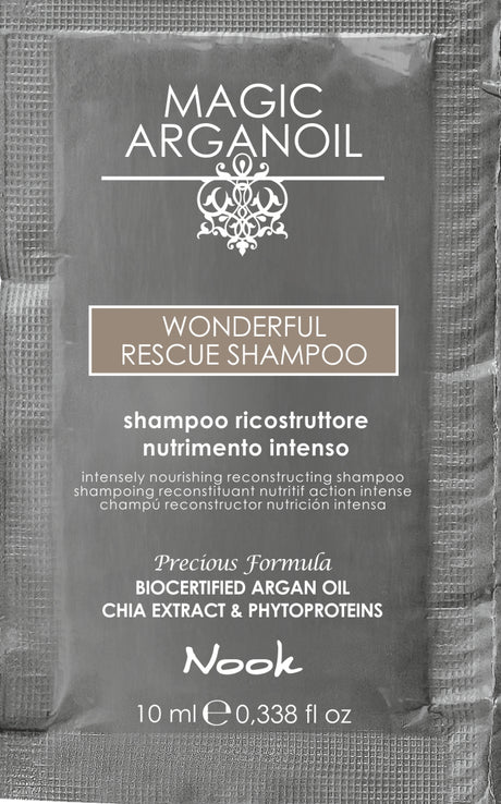 Șampon pentru Regenerarea Părului Deteriorat, cu Ulei de Argan și Extract de Chia, Nook Magic ArganOil Wonderful