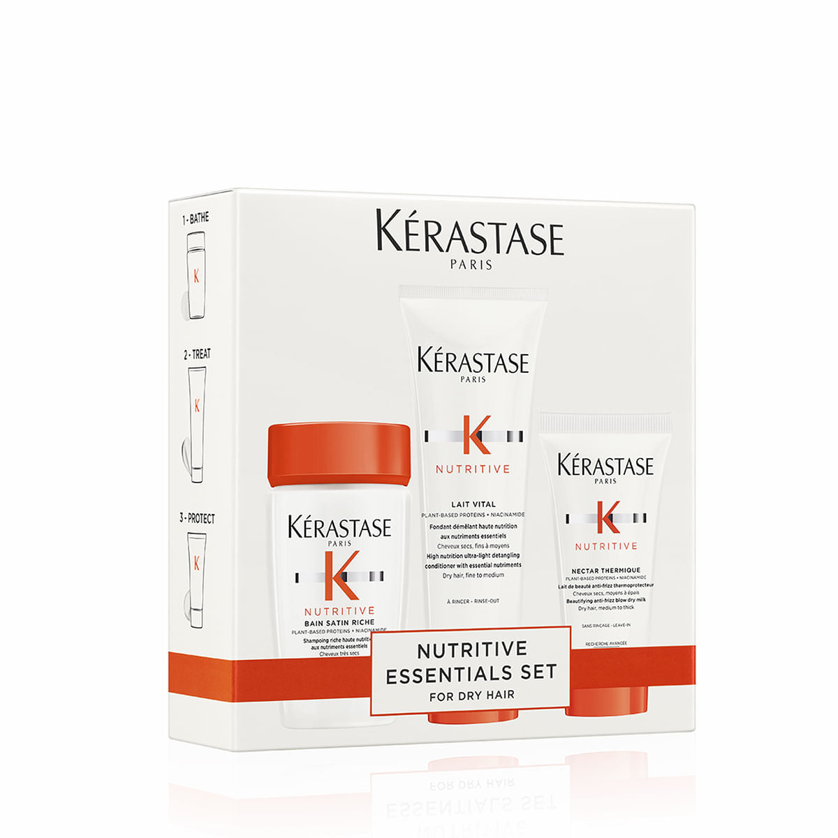 Kerastase Nutritive Discovery Set Cadou Șampon 80ml+Balsam 75ml+Protecție termică 50ml