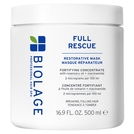 Biolage Full Rescue - Fortifying hair loss treatment mask with rosemary oil and niacinamide - 500ml
