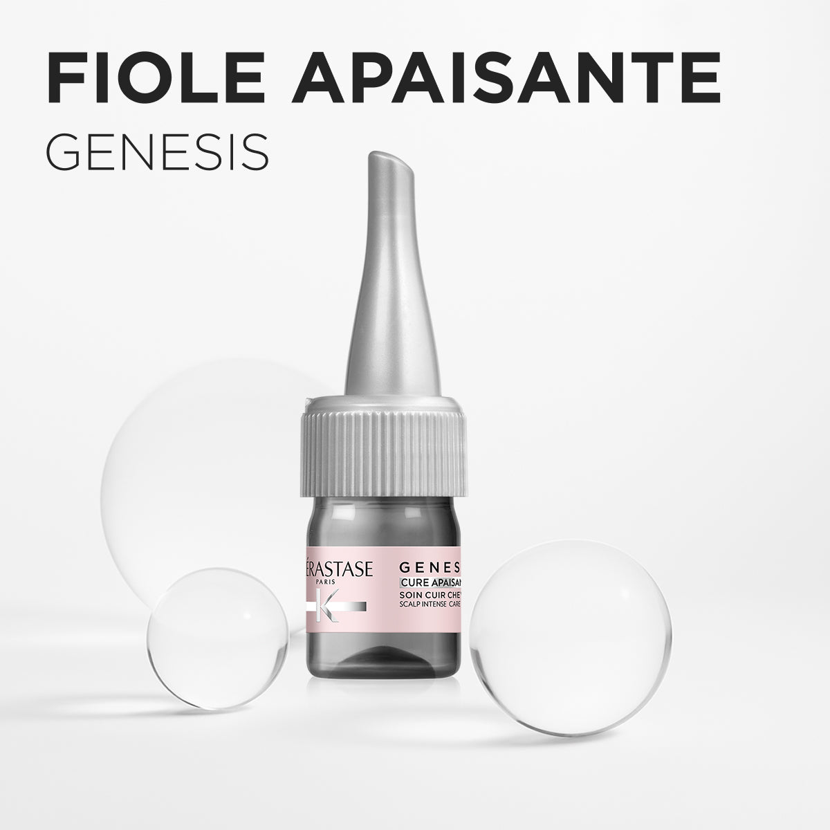 Kérastase Genesis Cure Apaisante – Tratament Intensiv Calmarea Disconfortului la Nivelul Scalpului 10x6ml