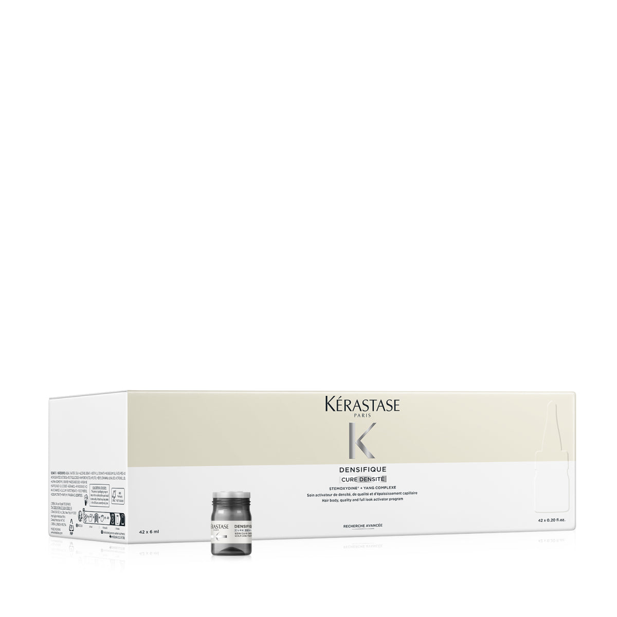 Kérastase Densifique Cure Densité – Tratament Intensiv pentru Densitate și Textură Vizibil Îmbunătățite (42 x 6ml)