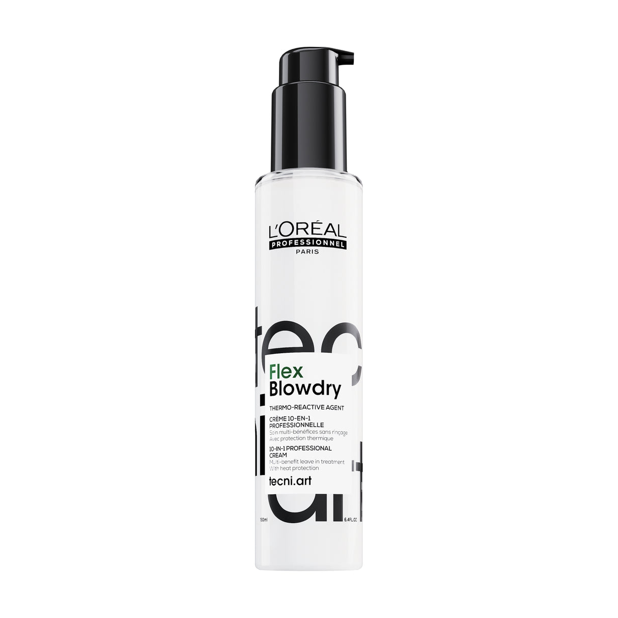 L’Oréal Professionnel Tecni.Art Flex Blowdry – Cremă Profesională Leave‑in 10‑în‑1 cu Protecție Termică, Fără Siliconi 190 ml