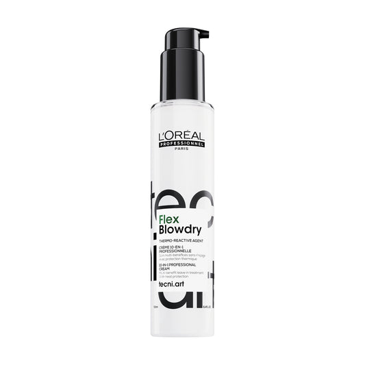 L’Oréal Professionnel Tecni.Art Flex Blowdry – Cremă Profesională Leave‑in 10‑în‑1 cu Protecție Termică, Fără Siliconi 190 ml