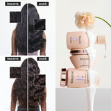 Kérastase Gloss Absolu Bain Crème Hydra‑Glaze – Șampon Hidratant pentru Păr Gros și Electric, Fără Sulfați, Strălucire Intensă