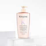Kérastase Gloss Absolu Bain Crème Hydra‑Glaze – Șampon Hidratant pentru Păr Gros și Electric, Fără Sulfați, Strălucire Intensă