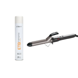 Set BaByliss PRO Dial-a-Heat Iron 25mm + Fixativ ETB Hair: Onduleuri Perfecte și Rezistente