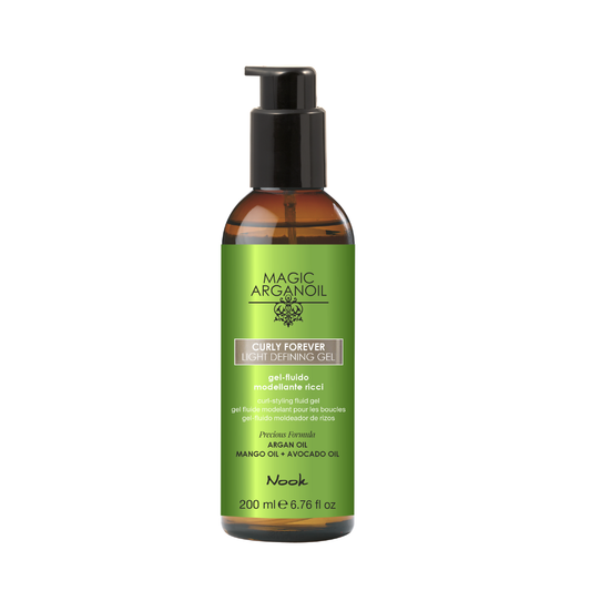 Nook Magic ArganOil Curly Forever Light Defining-Gel de Definire Ușoară pentru Bucle 200ml