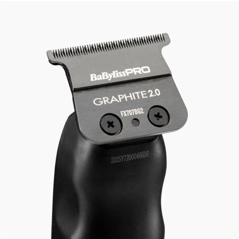 BaBylissPRO LO-PROFX Compact Trimmer – Professional Trimmer, Ultra-Compact, 2mm Graphite T-Blade, 6800 RPM