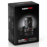 BaBylissPRO LO-PROFX Compact Shaver – Professional Shaver, Ultra-Compact, Single Foil Black Titanium, 10,000 RPM Motor