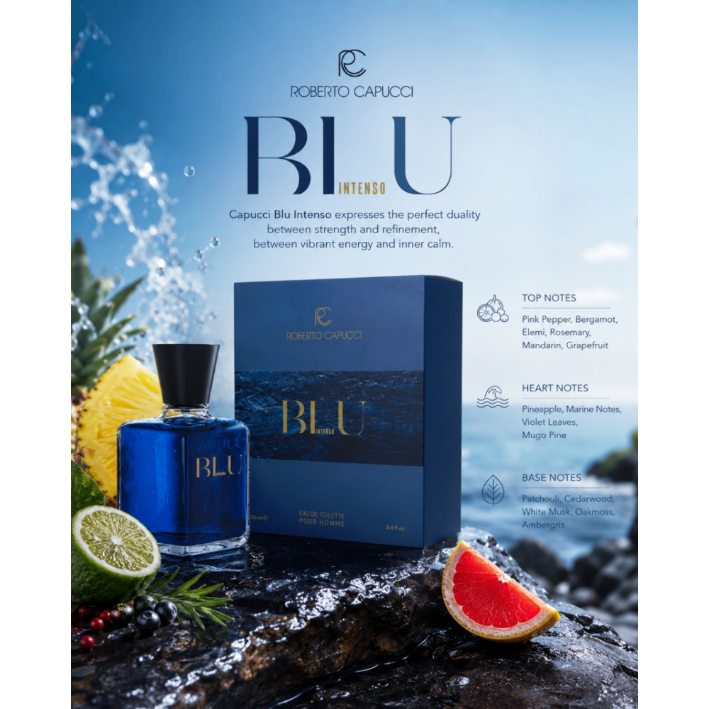 Capucci Blu Intenso Parfum pentru Bărbați EDT 100ml