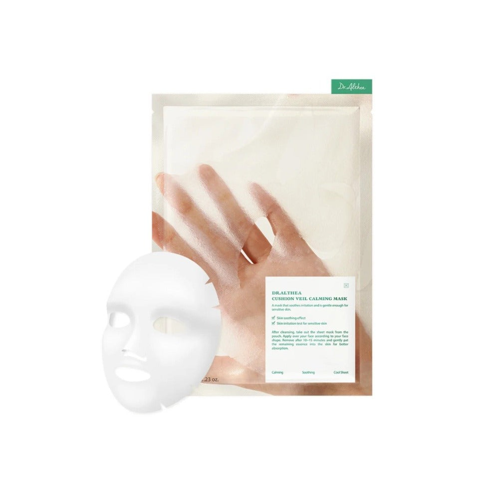 DR. Althea Cushion Veil Calming Mask Mască Tip Șervețel Calmantă și Hidratantă Pentru Ten Sensibil 35g