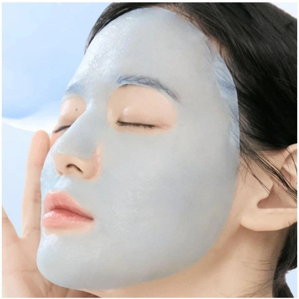 Dr. Althea Aqua Blue Hydration Mask – Mască de Față Tip Șervețel, Intens Hidratantă cu Niacinamide, Azulen și Apă de Bambus, 28g