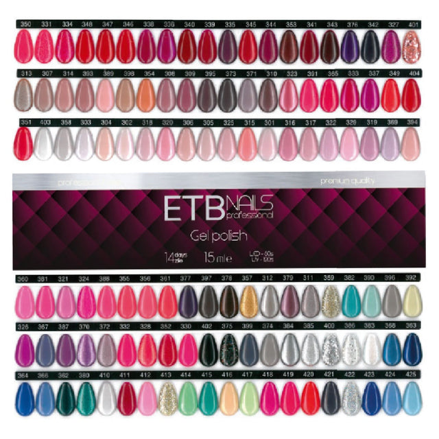 ETB Nails Gel Lac 419 Light Blood 15ml