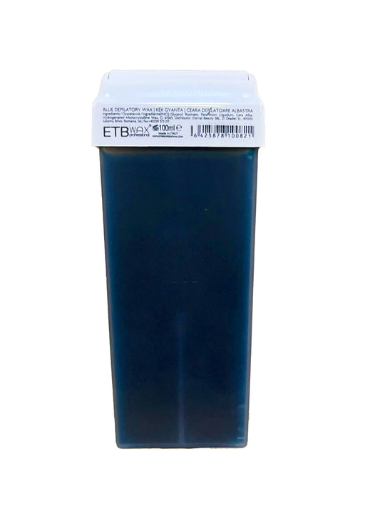 ETB Wax Ceară Albastră Profesională cu Azulena – Aplicator Lat 100 ml