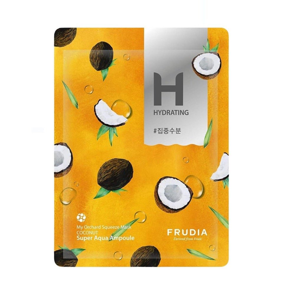 FRUDIA My Orchard Squeeze Mask Coconut – Mască Facială cu Cocos pentru Hidratare Intensă, Nutriție, Calmare și Refacerea Barierei Cutanate