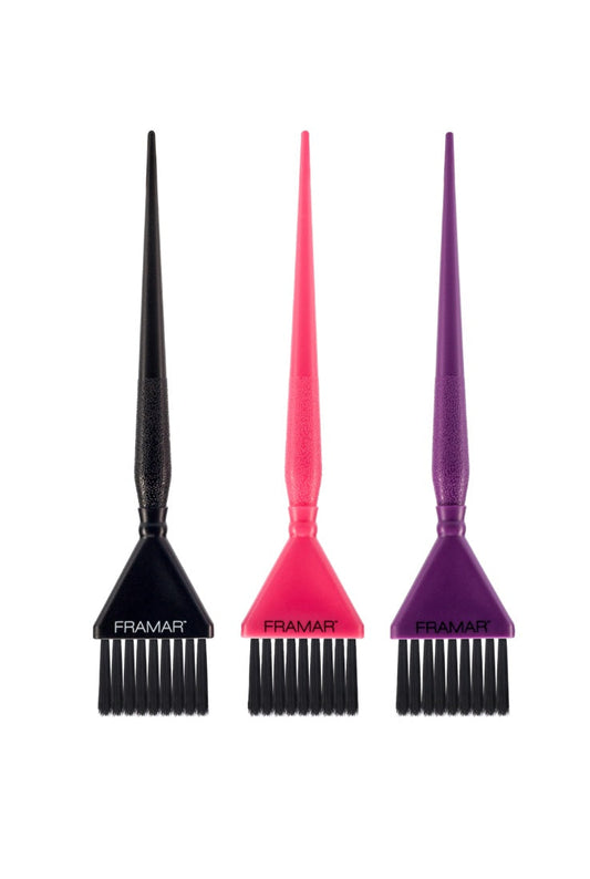 Framar Small Brushes with AccuSoft Bristles – 3 Pieces for Precision Coloring