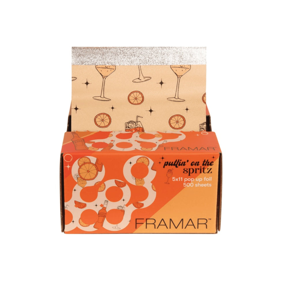 Framar Spritz Folie Aluminiu Pre-tăiată pentru Șuvițe 500 buc