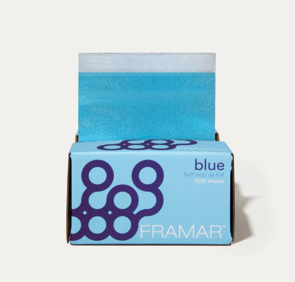 Framar Blue Folii pretăiate embosate albastre 500 buc