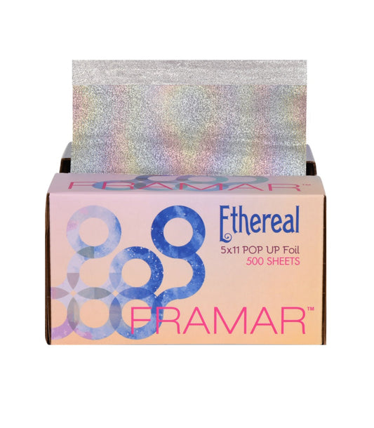 Framar Ethereal – Set of 500 Pre-Cut and Embossed Aluminum Foils for Highlights and Precision Techniques