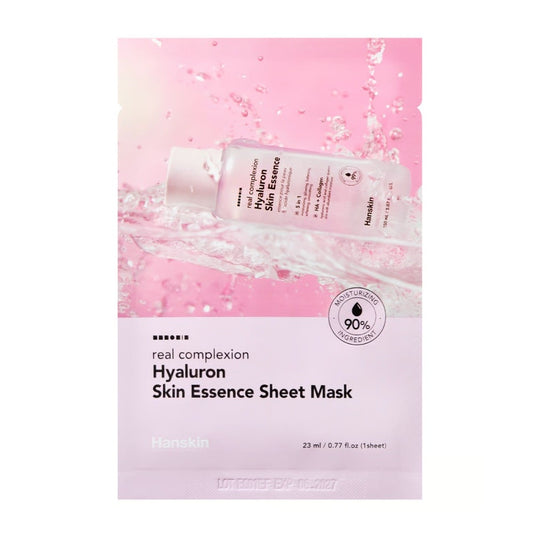Hanskin Real Complexion Hyaluron Skin Essence Sheet Mască de Față Tip Șervețel
