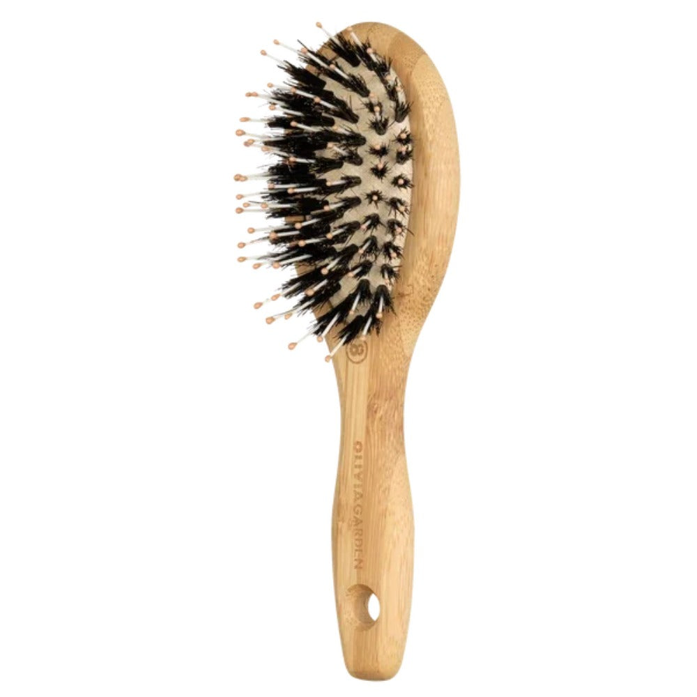 Olivia Garden Bamboo Touch Care Perie mistreț și nylon XS