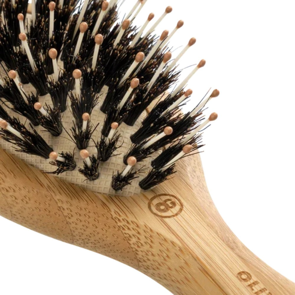 Olivia Garden Bamboo Touch Care Perie mistreț și nylon XS