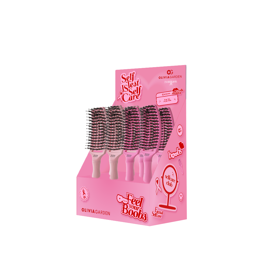 Set 8 Perii de Păr Olivia Garden Fingerbrush Thinkpink 2024