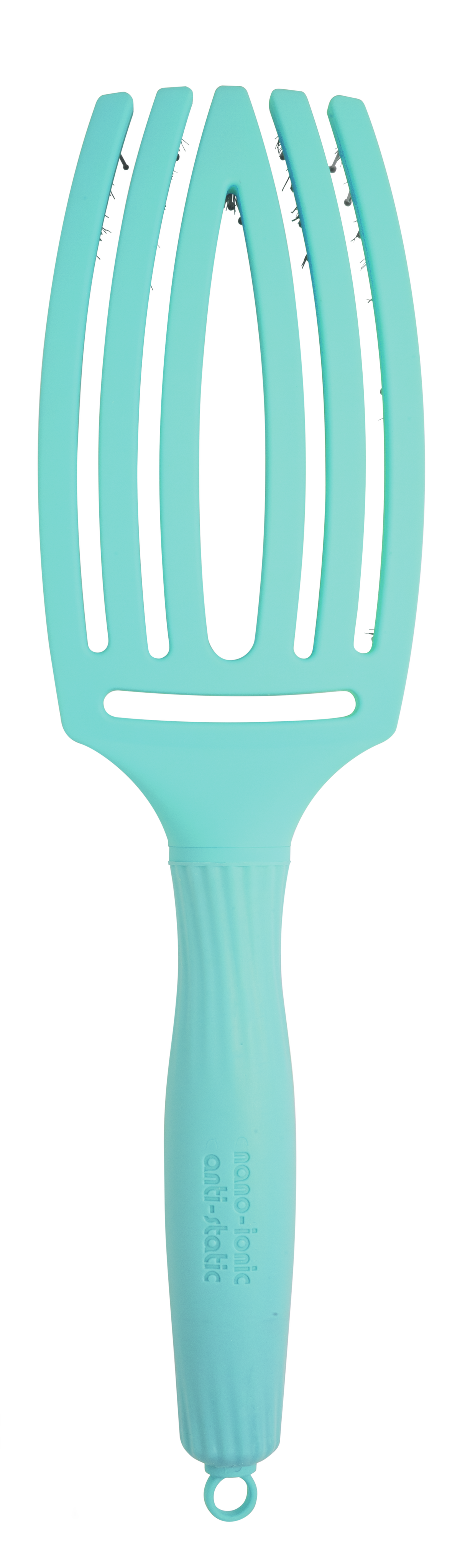 Olivia Garden Fingerbrush Boar & Nylon Mint Perie de descâlcire M