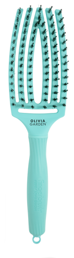 Olivia Garden Fingerbrush Boar & Nylon Mint Perie de descâlcire M