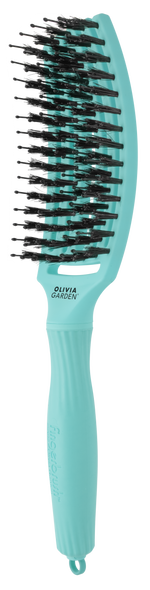 Olivia Garden Fingerbrush Boar & Nylon Mint Perie de descâlcire M
