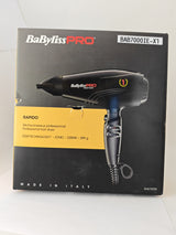 BaByliss PRO Uscător De Păr Profesional Rapido Negru RESIGILAT