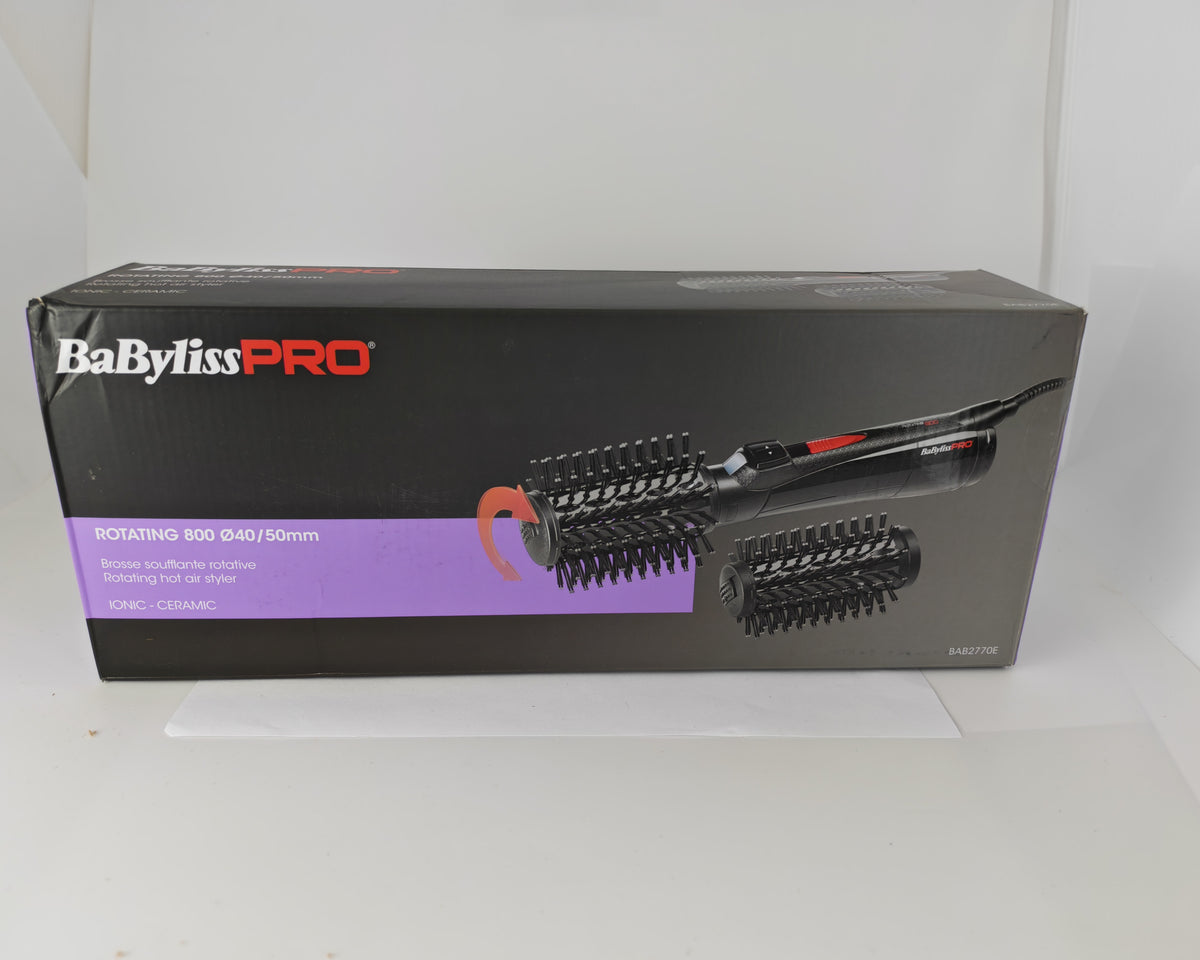 BaByliss PRO Rotating 800 Perie rotativă cu aer cald 800 W resigilată