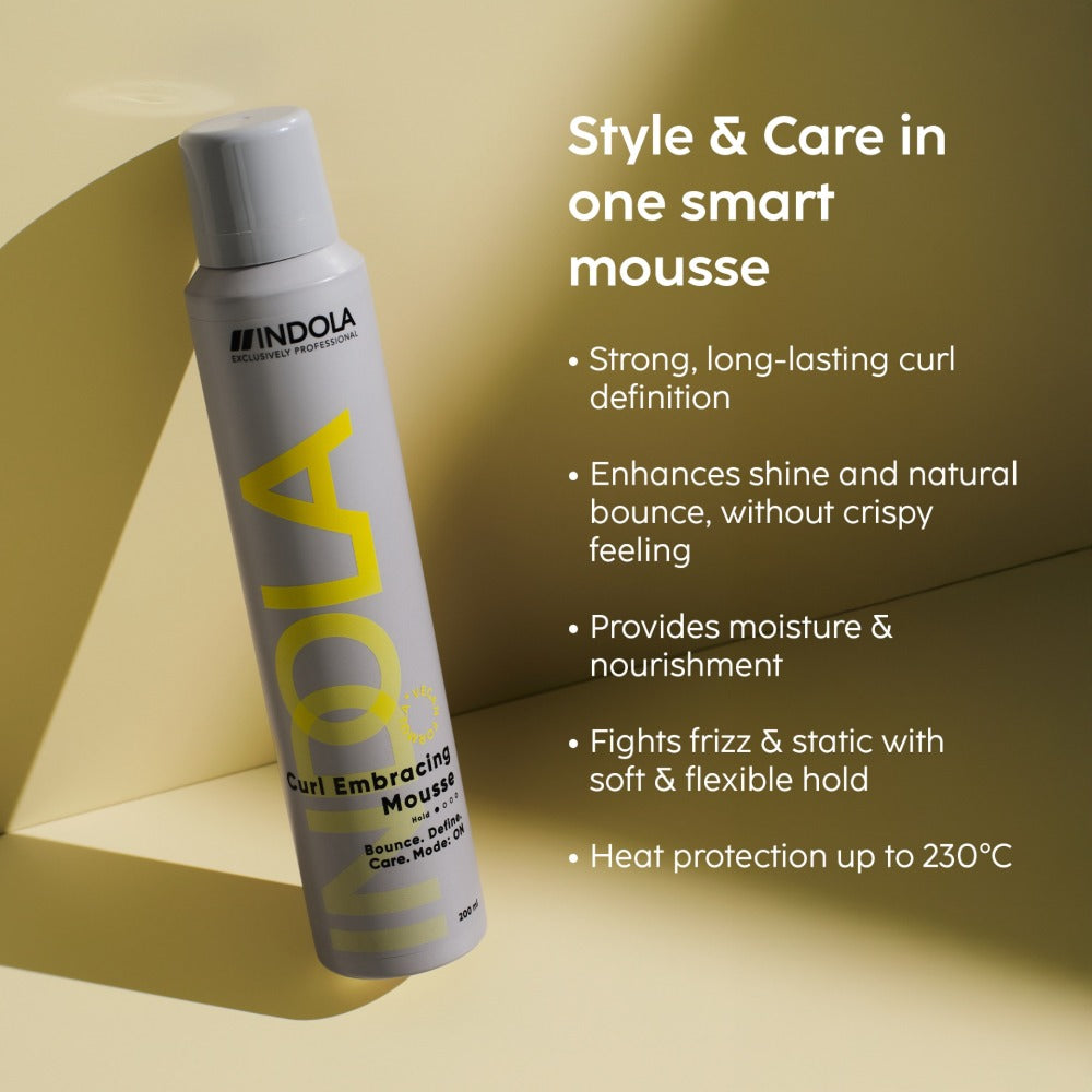 Indola Curl Embracing Mousse Spumă pentru bucle 200 ml