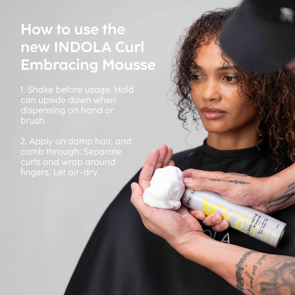 Indola Curl Embracing Mousse Spumă pentru bucle 200 ml