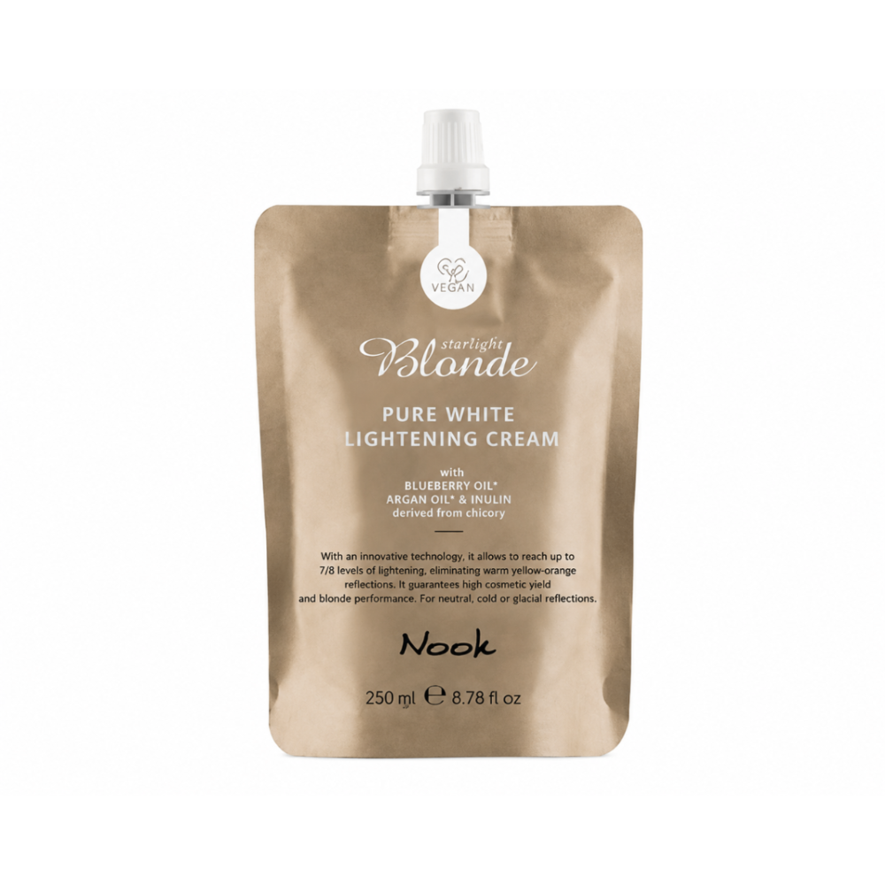 Nook Starlight Blonde Pure White Cremă decolorantă albă 250 g