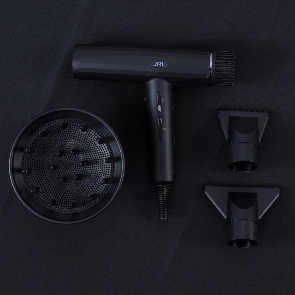 JRL Forte Pro 2020H Black Set uscător de păr cu 2 perii