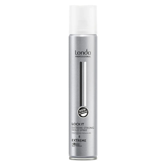Londa Lock It Extreme Fixativ Profesional 250 ml – Fixare Extremă, Protecție UV și Prospețime de Lungă Durată