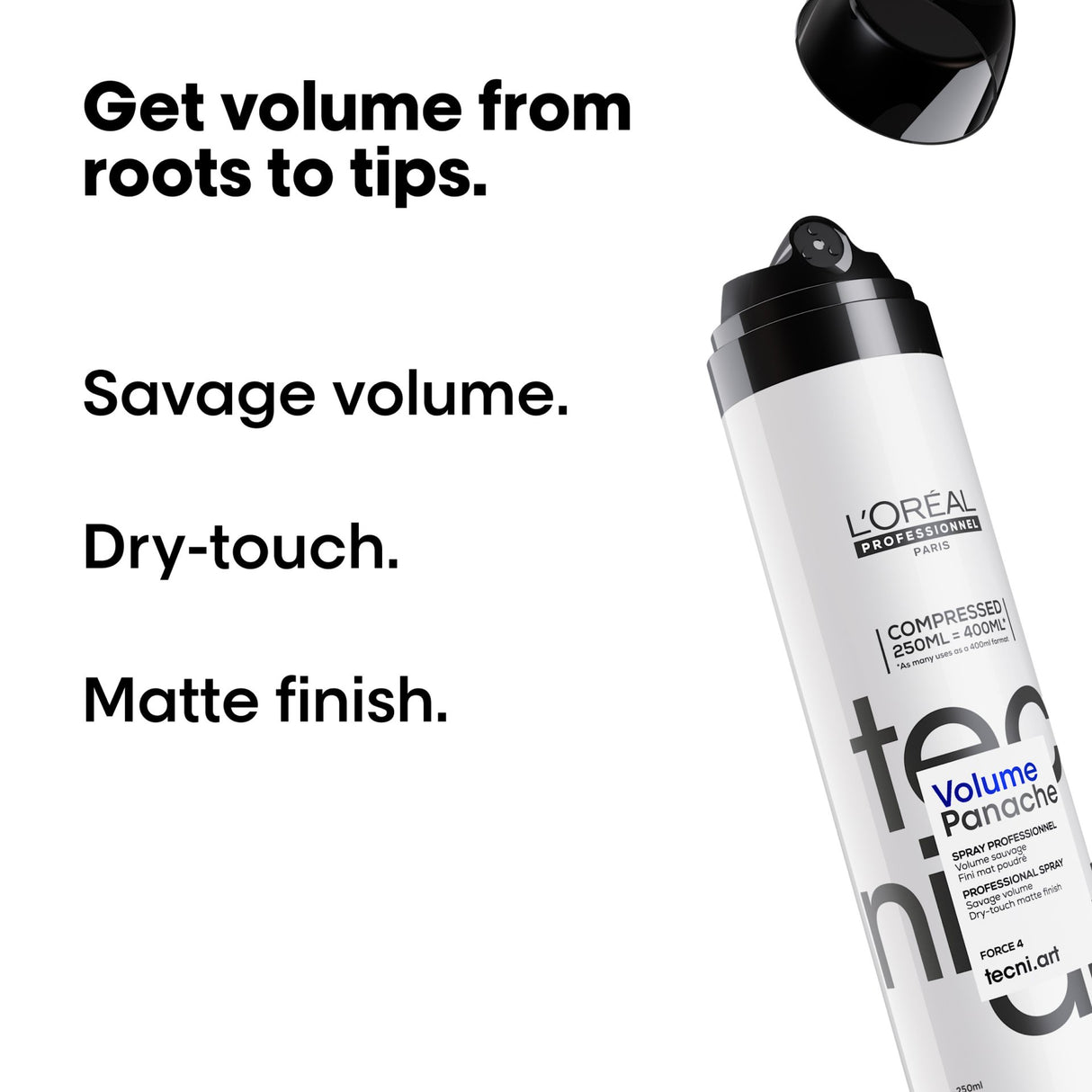 L'Oréal Professionnel Tecni.Art Volume Panache – Spray texturizant pentru volum, 250 ml