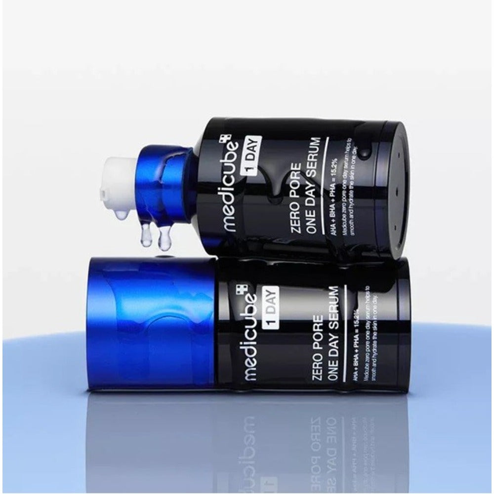MEDICUBE Zero Pore One Day Serum 30ml – Ser Exfoliant cu 15,2% AHA+BHA+PHA și Niacinamidă pentru Pori Dilatați, Ten Uniform și Controlul Sebumului