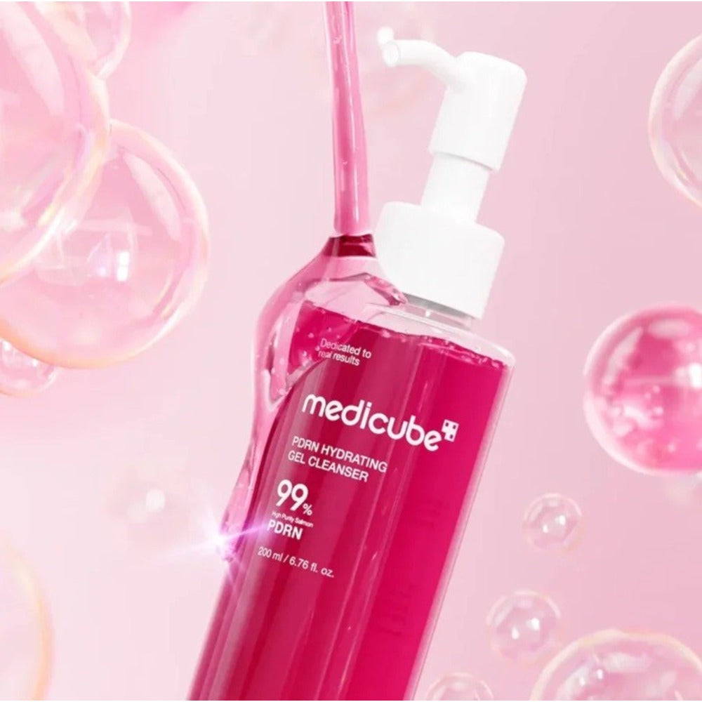 MEDICUBE PDRN Hydrating Gel Cleanser 200ml – Gel de Curățare Hidratant cu PDRN pentru Ten Sensibil, Regenerare și Protecția Barierei Cutanate